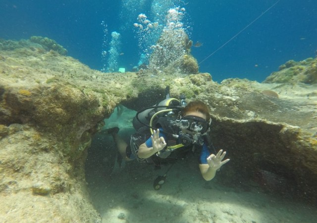Scuba diving in Cozumel