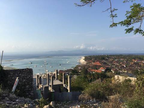On a clear day, you could see Mont Agung in the background (highest point in Bali).