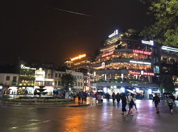 Downtown Sapa at night - Vietnam